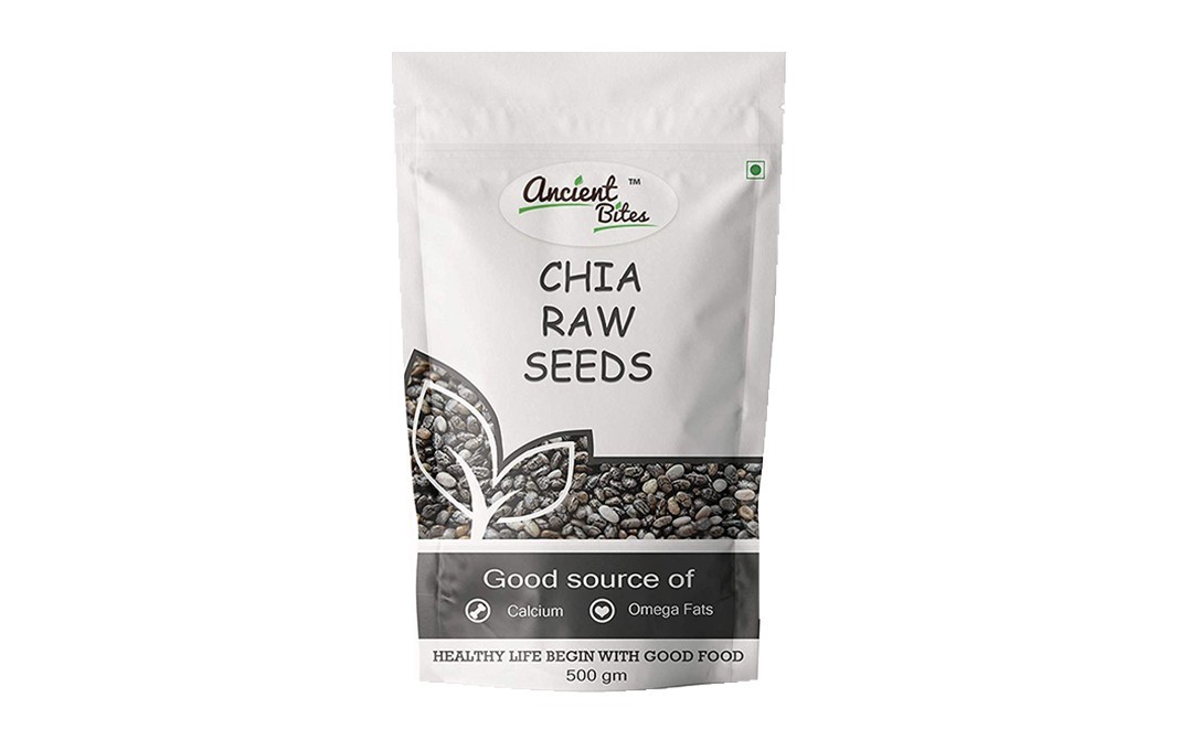 Ancient Bites Chia Raw Seeds    Pack  500 grams